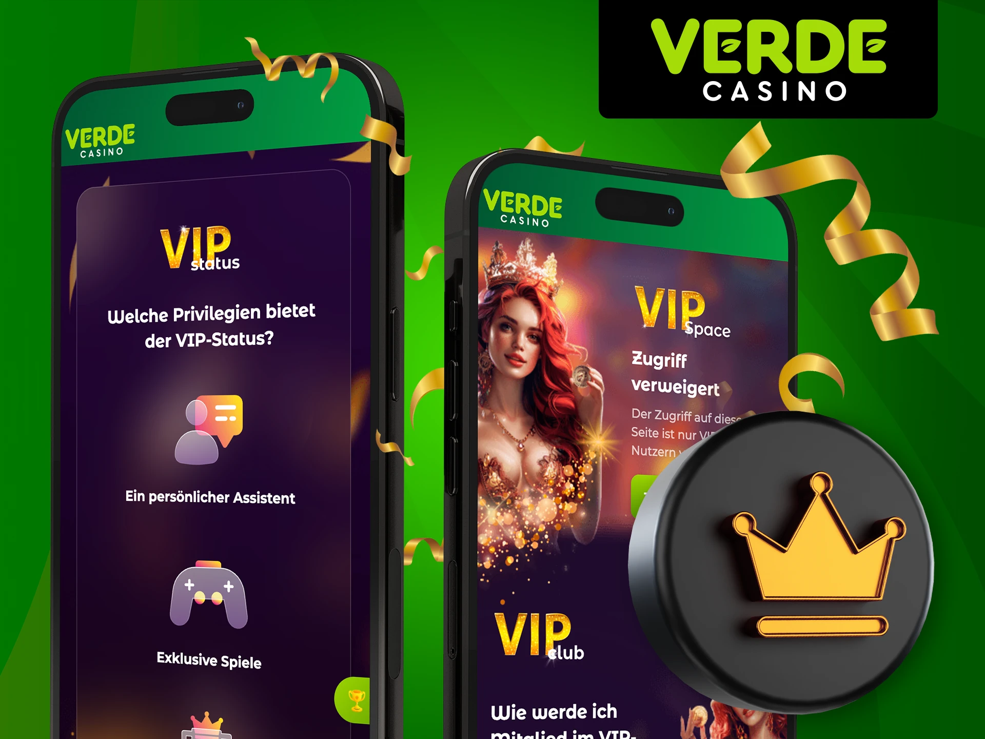Lesen Sie mehr über den VIP-Club im Verde Casino.