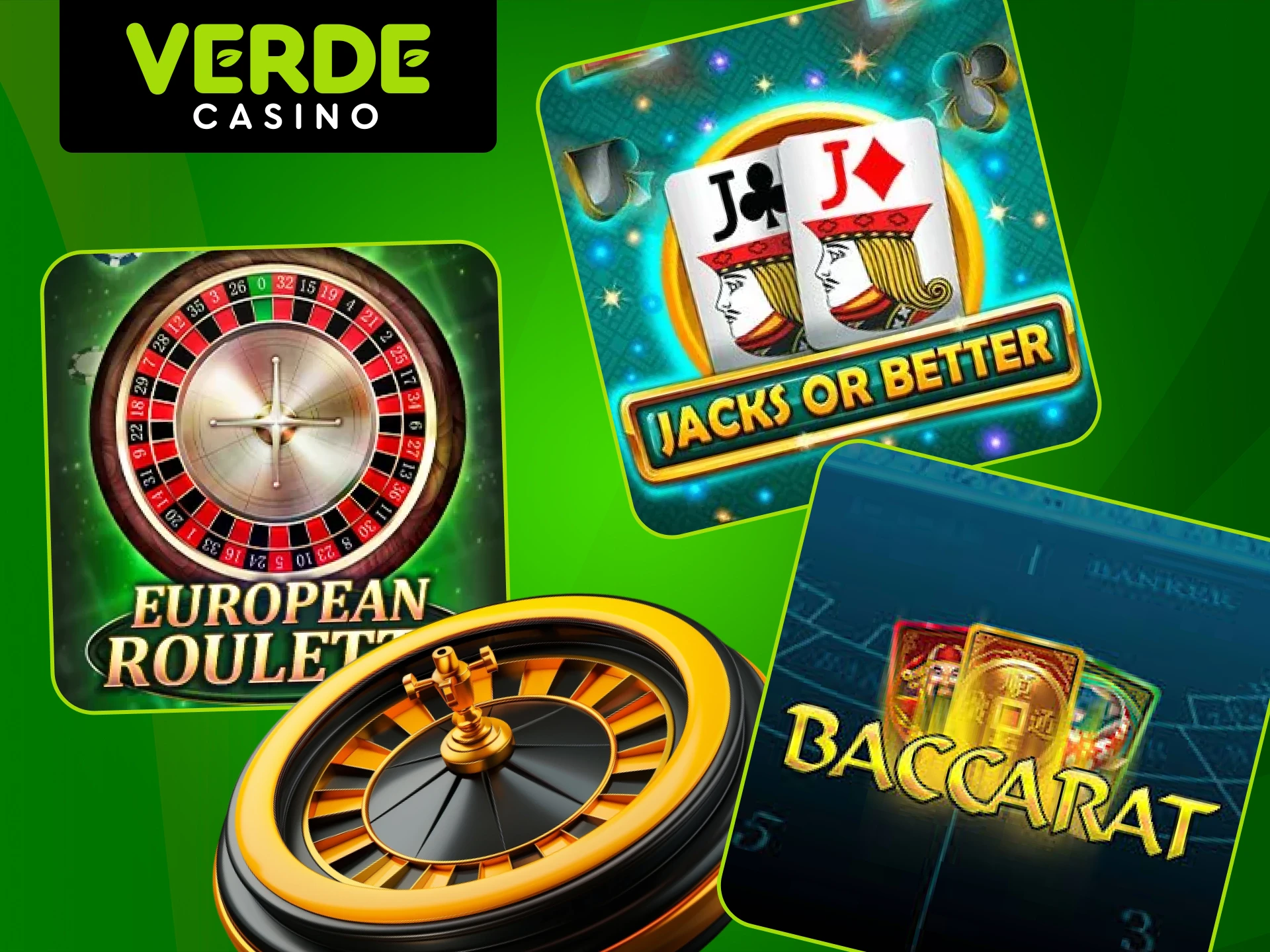 Verpasse nicht die Favoriten im Verde Casino.