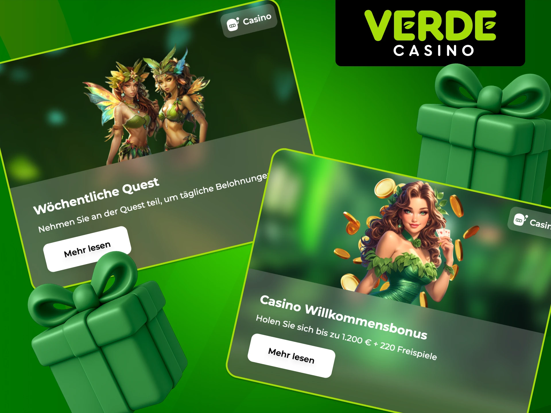 Sichere dir exklusive Tischspielboni im Verde Casino.