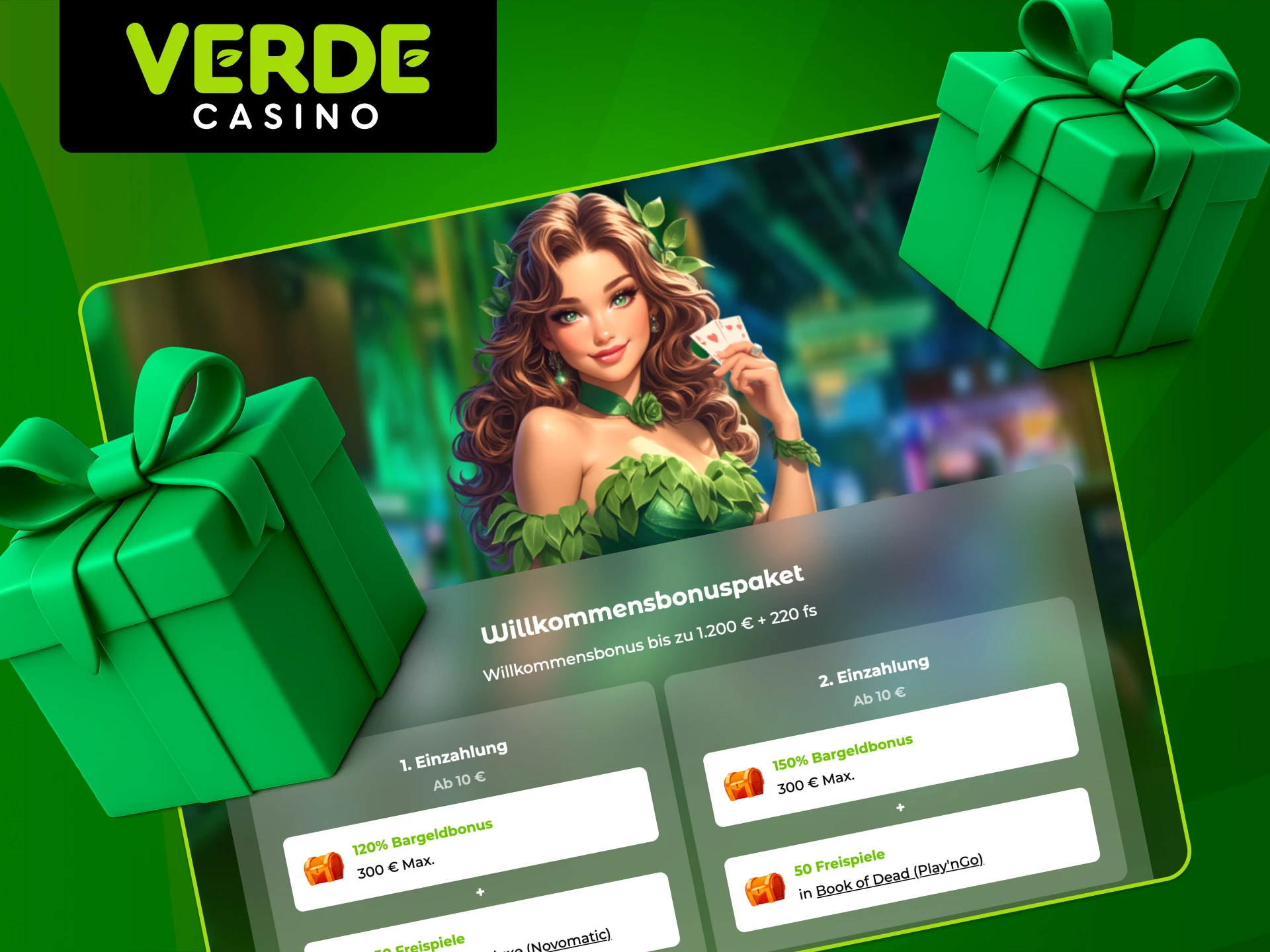 Sichere dir den besten Fußball Bonus im Verde Casino.