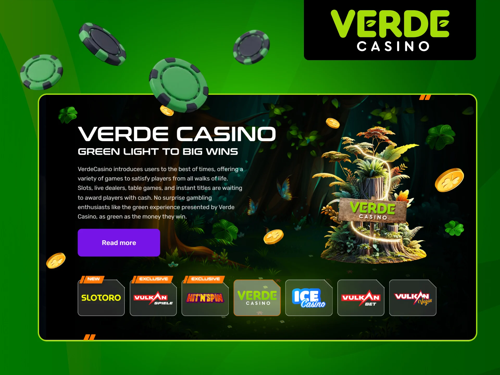 Profitieren Sie von der Teilnahme am Partnerprogramm von Verde Casino.