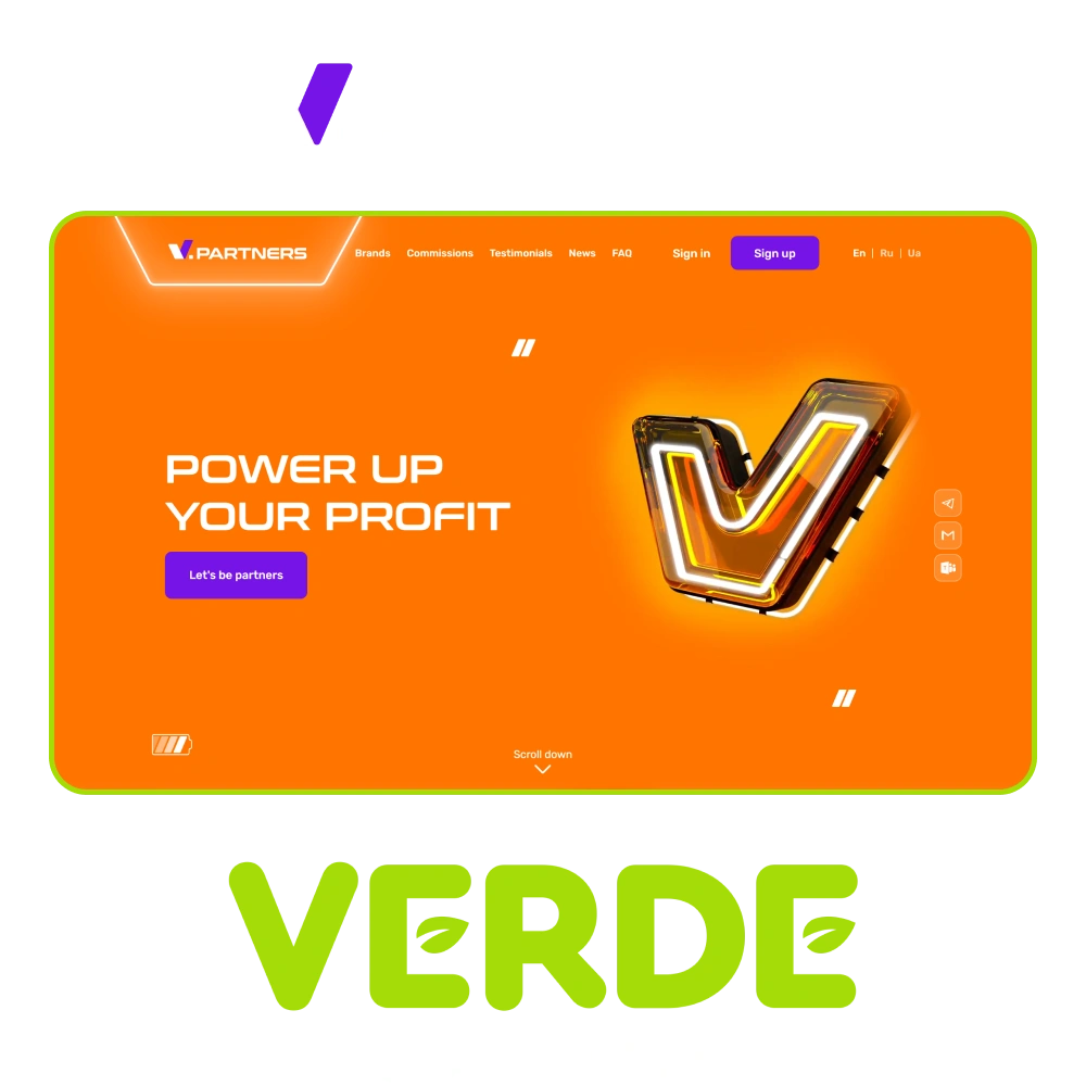 Werden Sie reicher mit dem Affiliate Programm von Verde Casino.