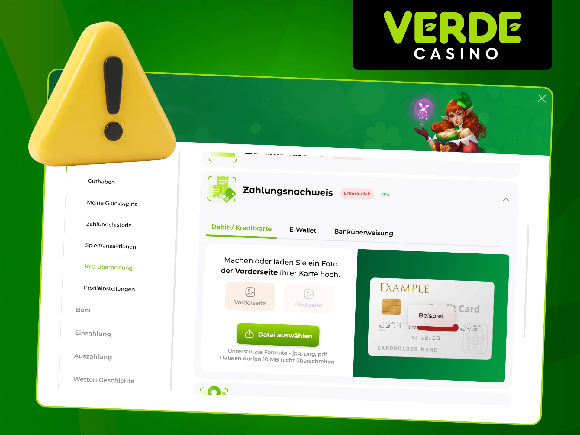 Lesen Sie mehr über häufige Probleme bei Auszahlungen und deren Lösungen bei Verde Casino.