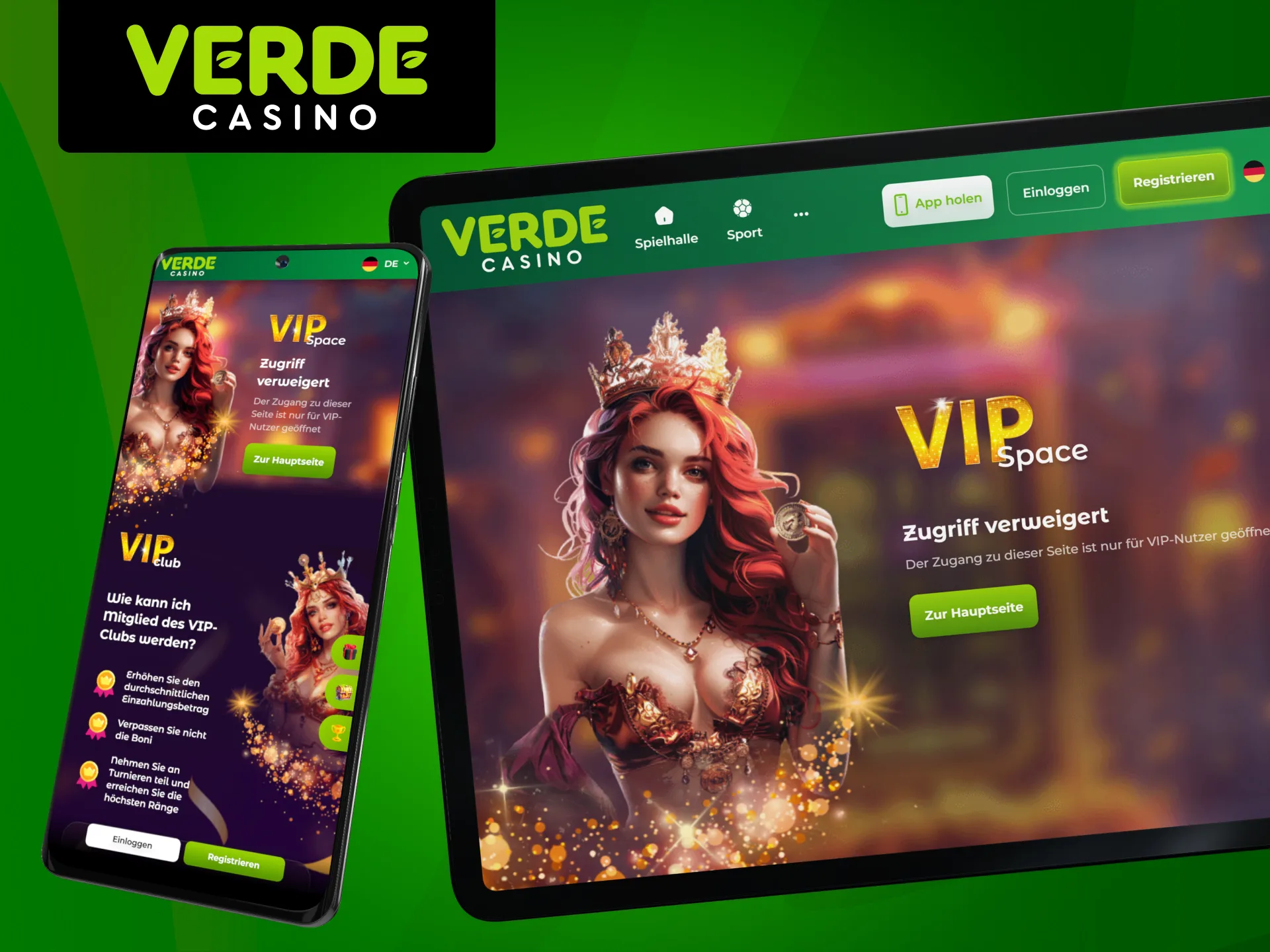 Erfahren Sie, wie das VIP-Programm im Verde Casino funktioniert.
